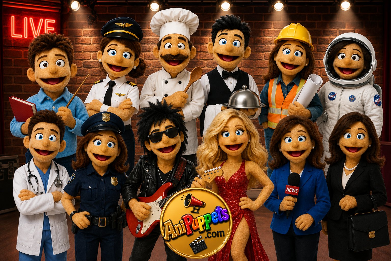 Meet the AniPuppets cast
